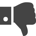 Thumbs Down SVG Icon